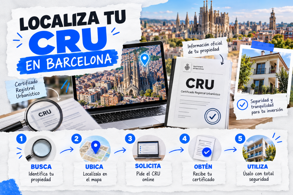 localizar el CRU de una propiedad en Barcelona